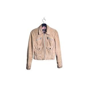 Dolce & Gabbana D&G Women’s Suede Leather Jacket Size 40